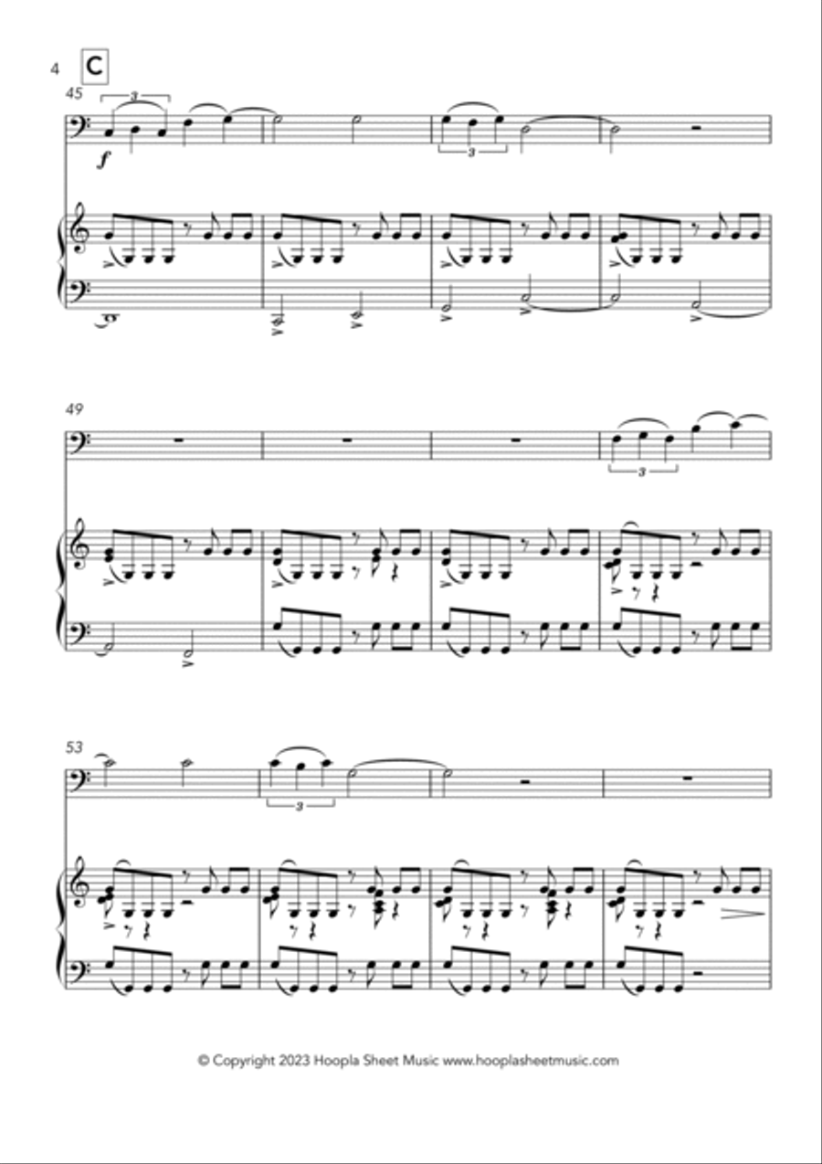 High Flight Piano scores gallery preview page 4