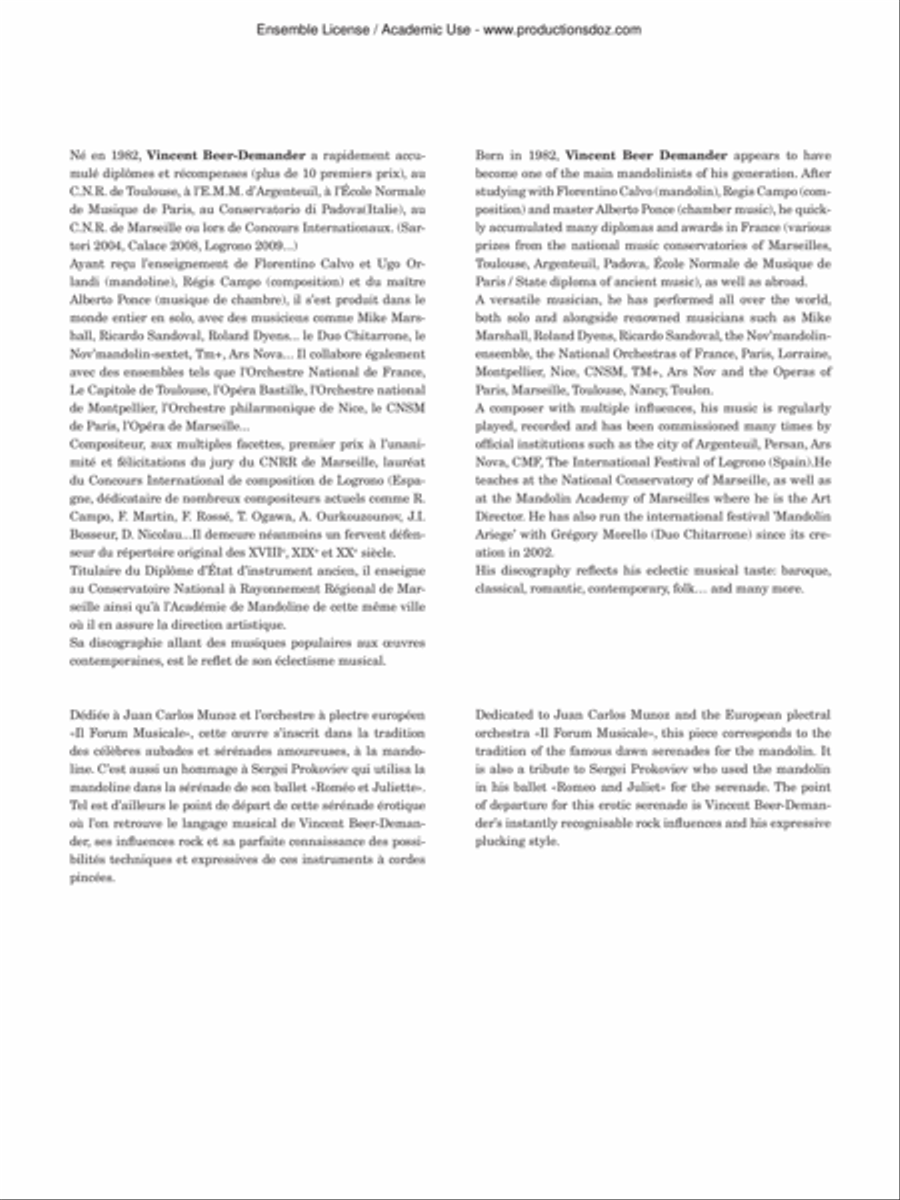 Serenata erotica Serenata erotica Orchestra scores gallery preview page 2