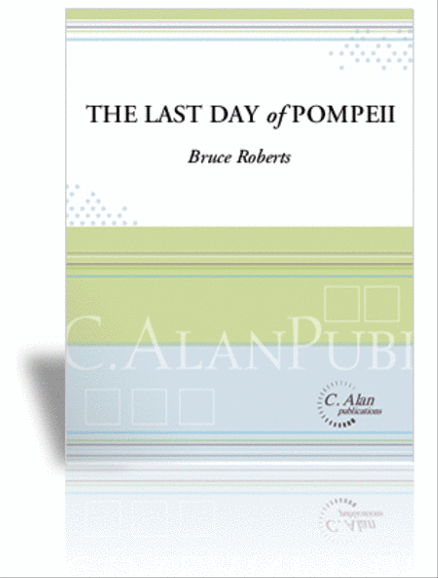 Last Day of Pompeii, The (score only) Percussion Ensemble scores gallery preview page 1