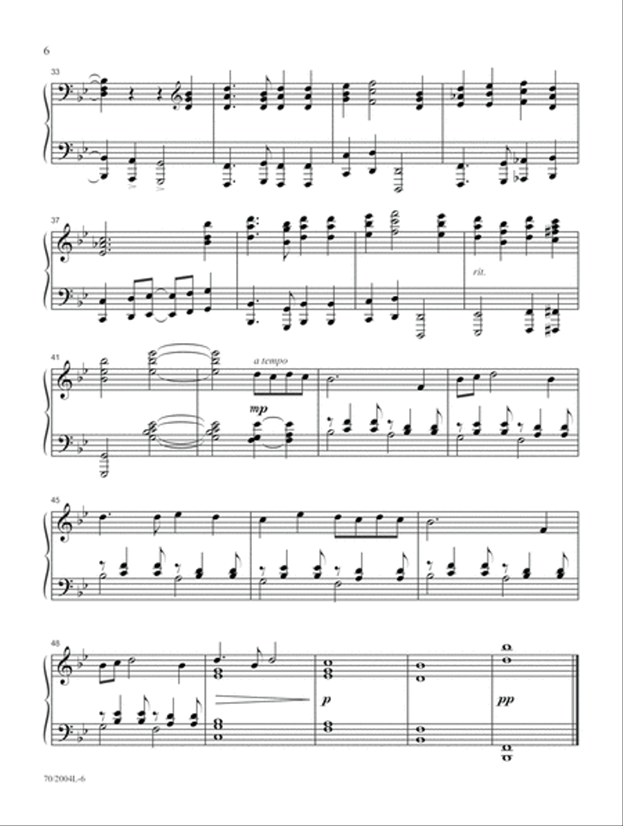 Spirituals (Digital Delivery) Piano Solo scores gallery preview page 6