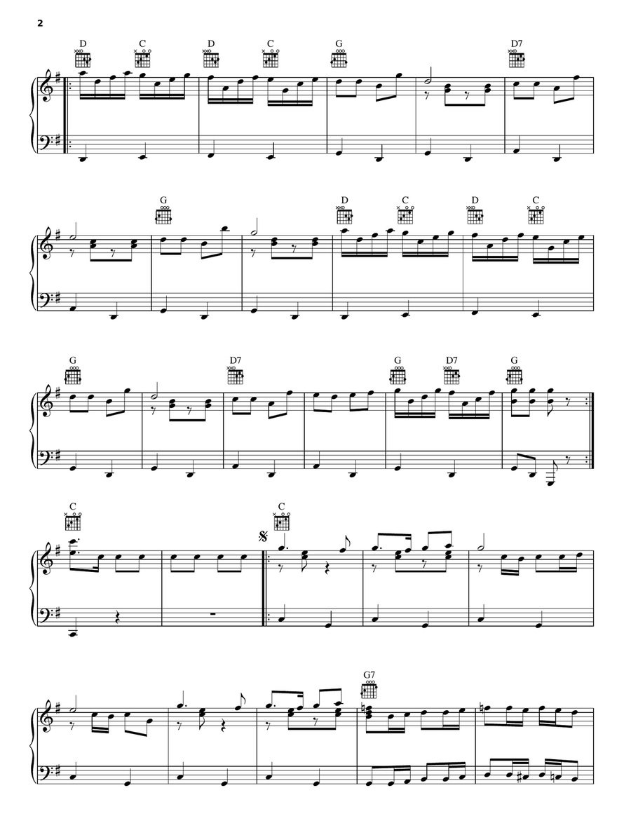 Tinker Polka Piano Solo scores gallery preview page 2