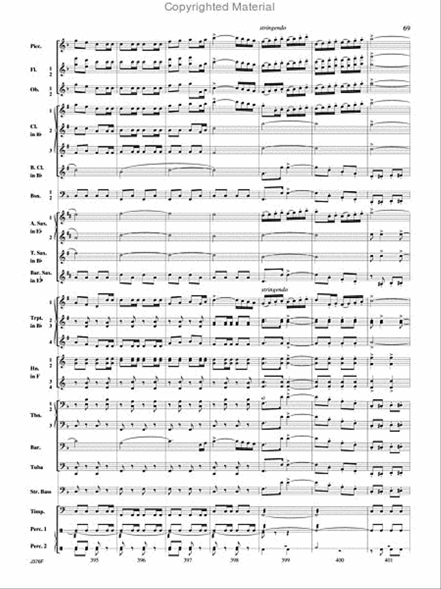 William Tell Overture Concert Band scores gallery preview page 70