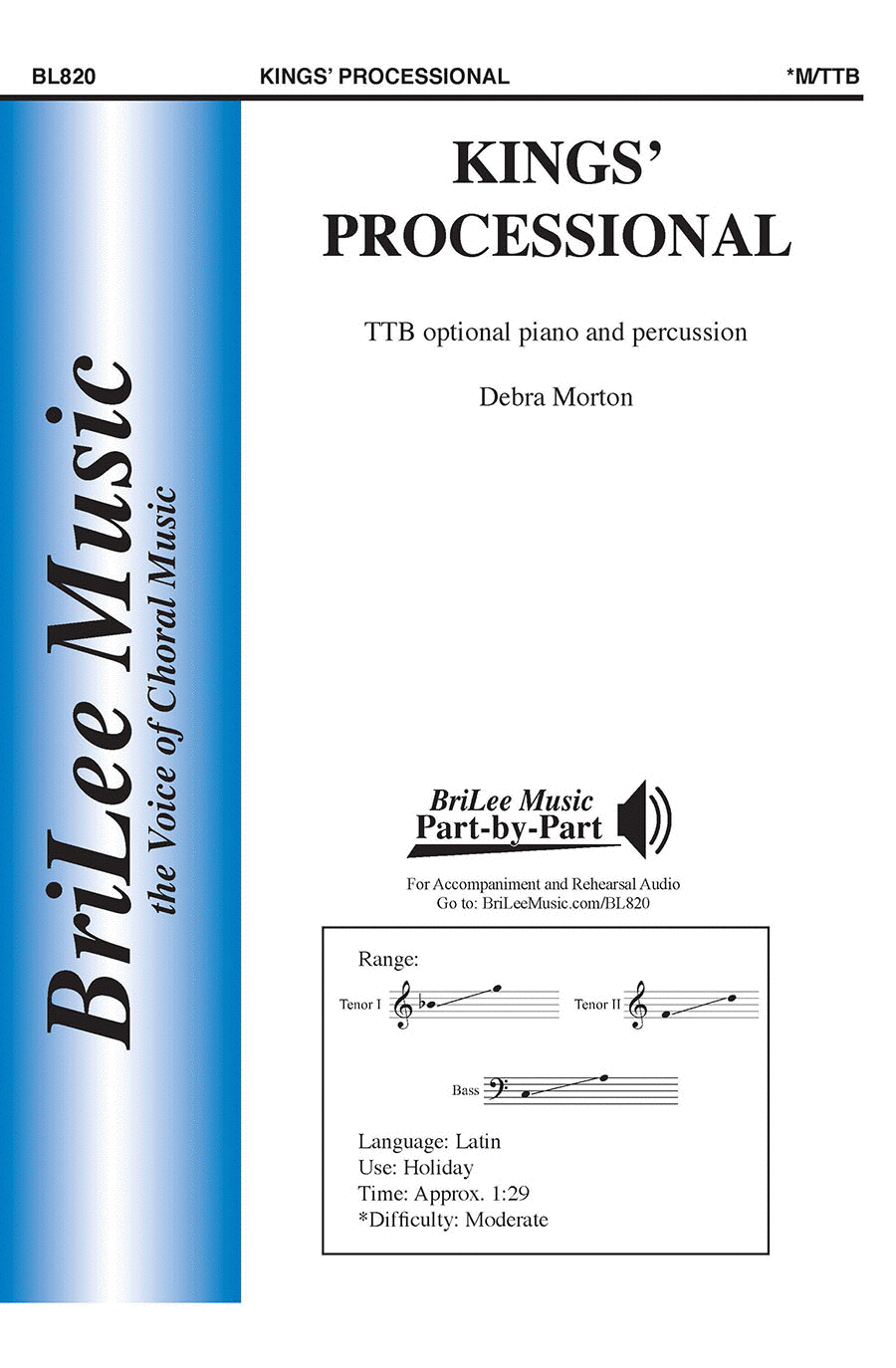 Kings' Processional TTB scores gallery preview page 1