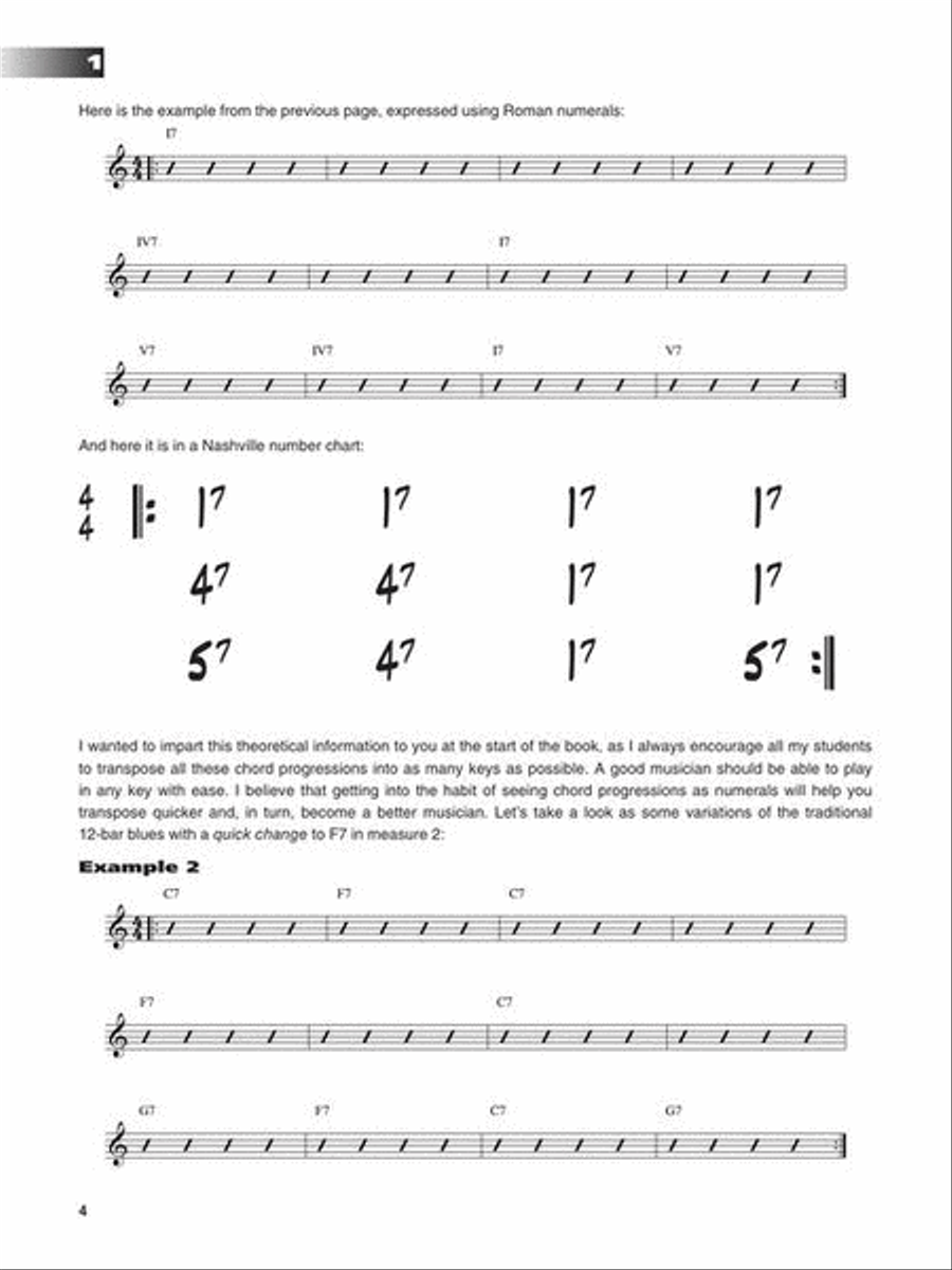 Progressive Blues Guitar Electric Guitar scores gallery preview page 4