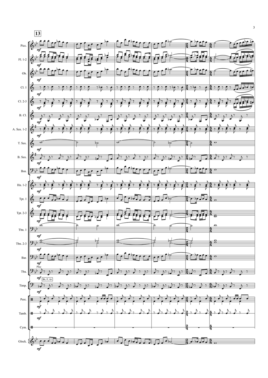 Country Fair Large Ensemble scores gallery preview page 3