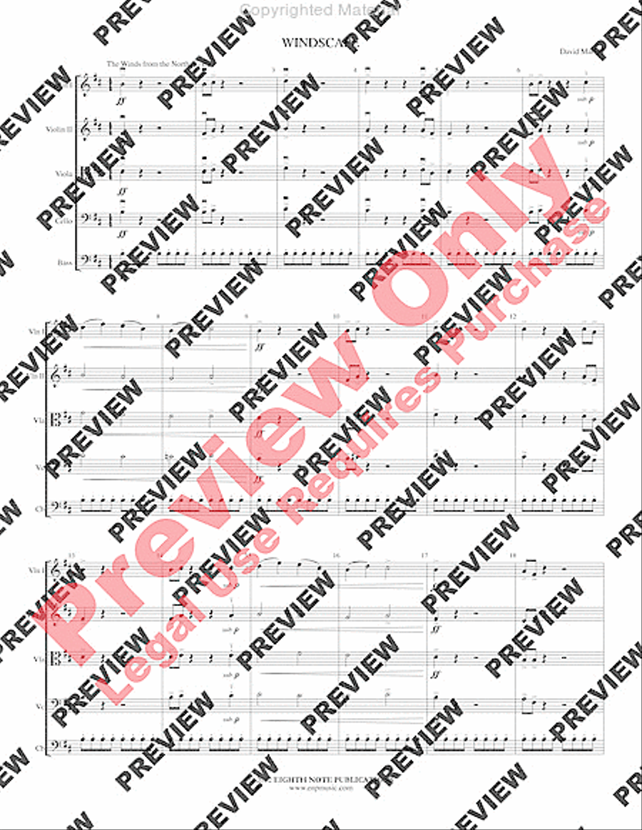 Windscape String Orchestra scores gallery preview page 4