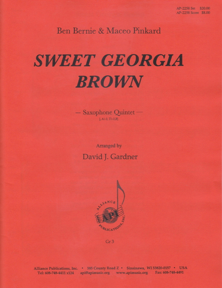 Sweet Georgia Brown for Sax 5 image number null