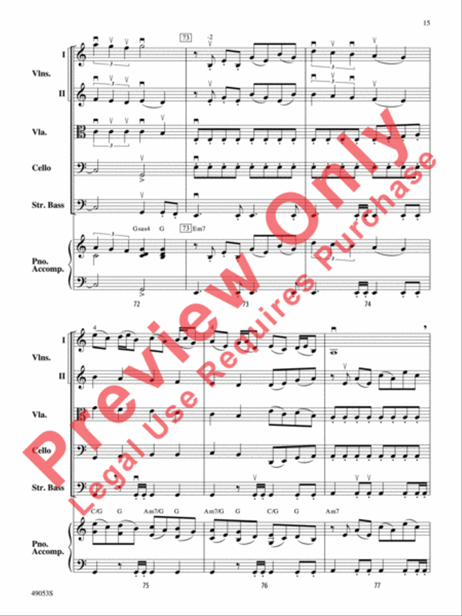 Bach to Rock Bach to Rock String Orchestra scores gallery preview page 16