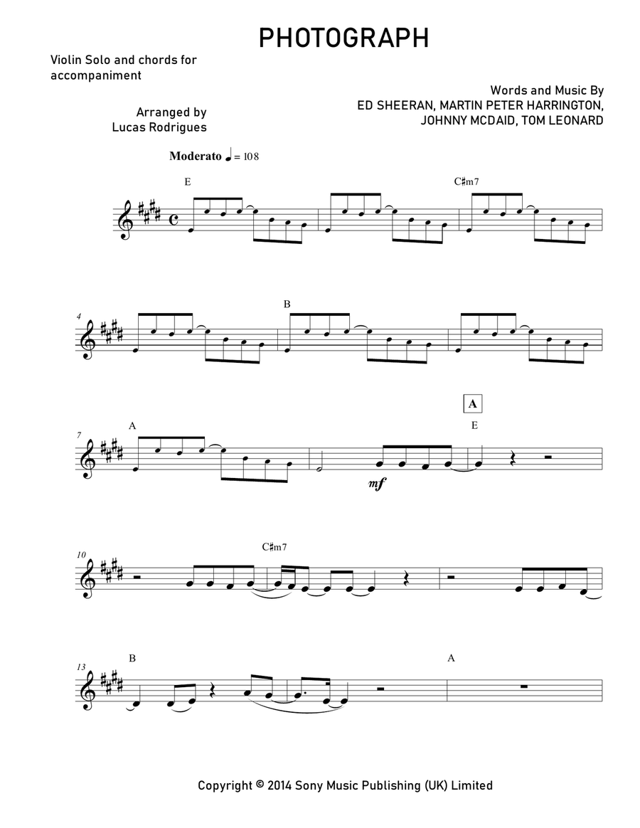 Photograph Photograph Chamber Music scores gallery preview page 1