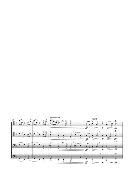 Nimrod from the Engima Variations for Trombone Quartet