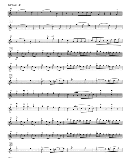 Rosamunde Overture (D. 644) - 1st Violin