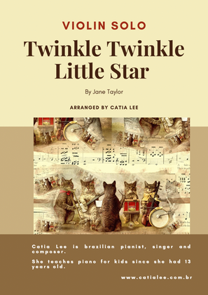Book cover for Twinkle Twinkle Little Star - Violin Solo F Major