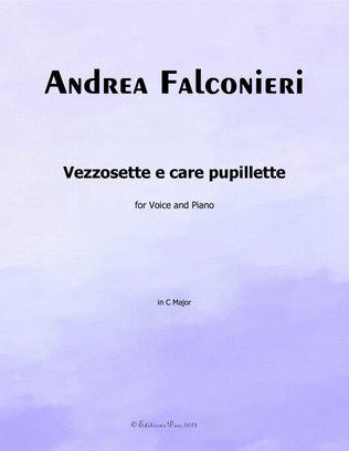 Vezzosette e care pupillette, by Andrea Falconieri, in C Major