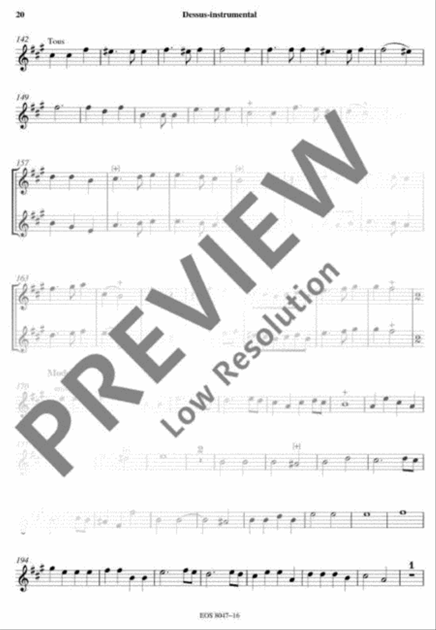 Messe de Mort Flute scores gallery preview page 20