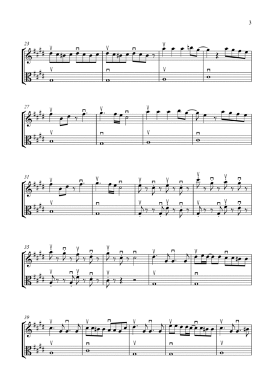 Bloody Mary String Duet scores gallery preview page 3