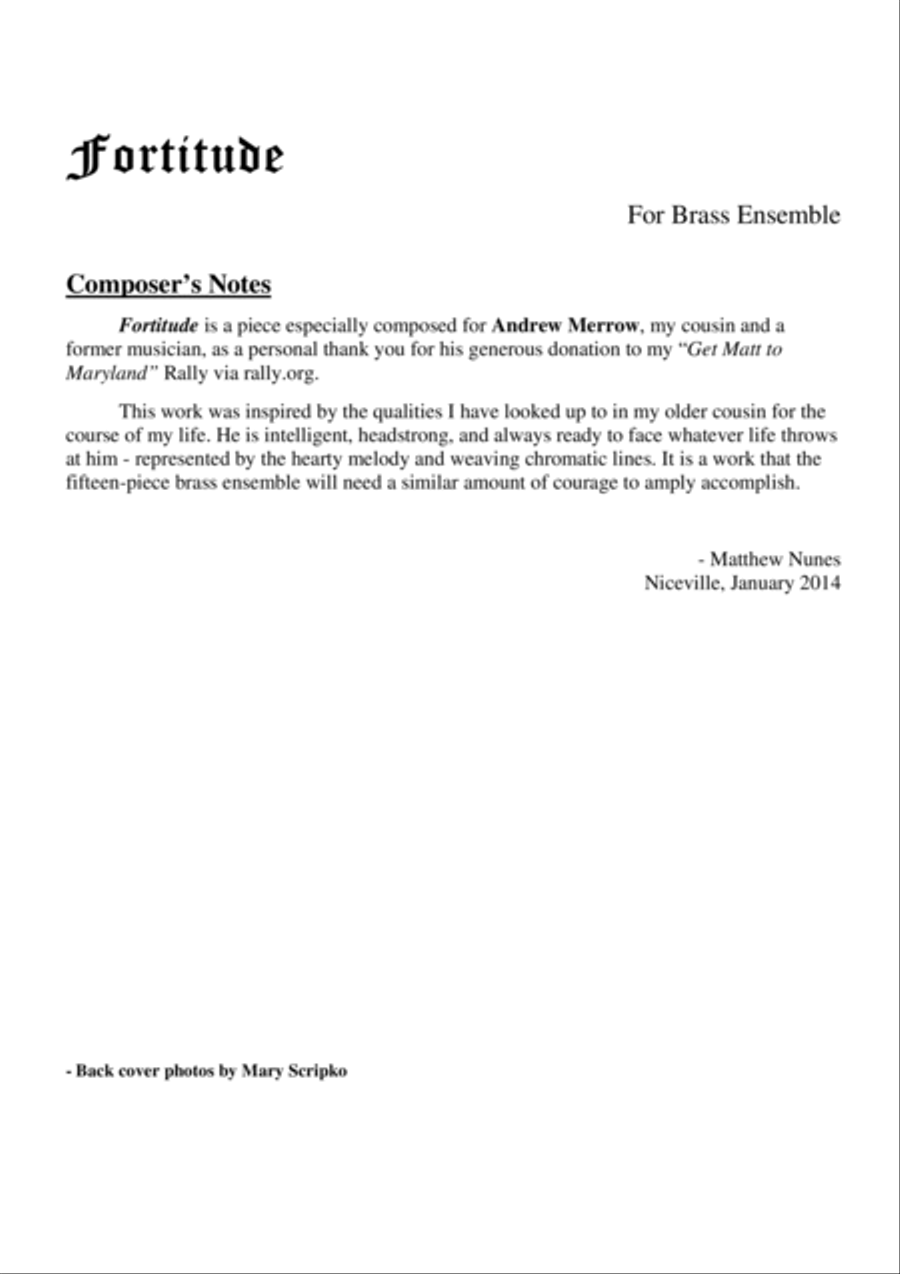 Fortitude Brass Ensemble scores gallery preview page 2