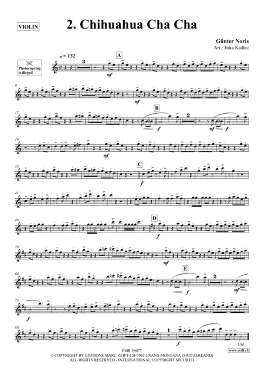 12 Greatest Dance Party Hits Violin Solo scores gallery preview page 3