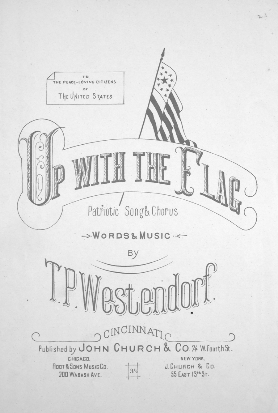 Up With The Flag. Patriotic Song & Chorus