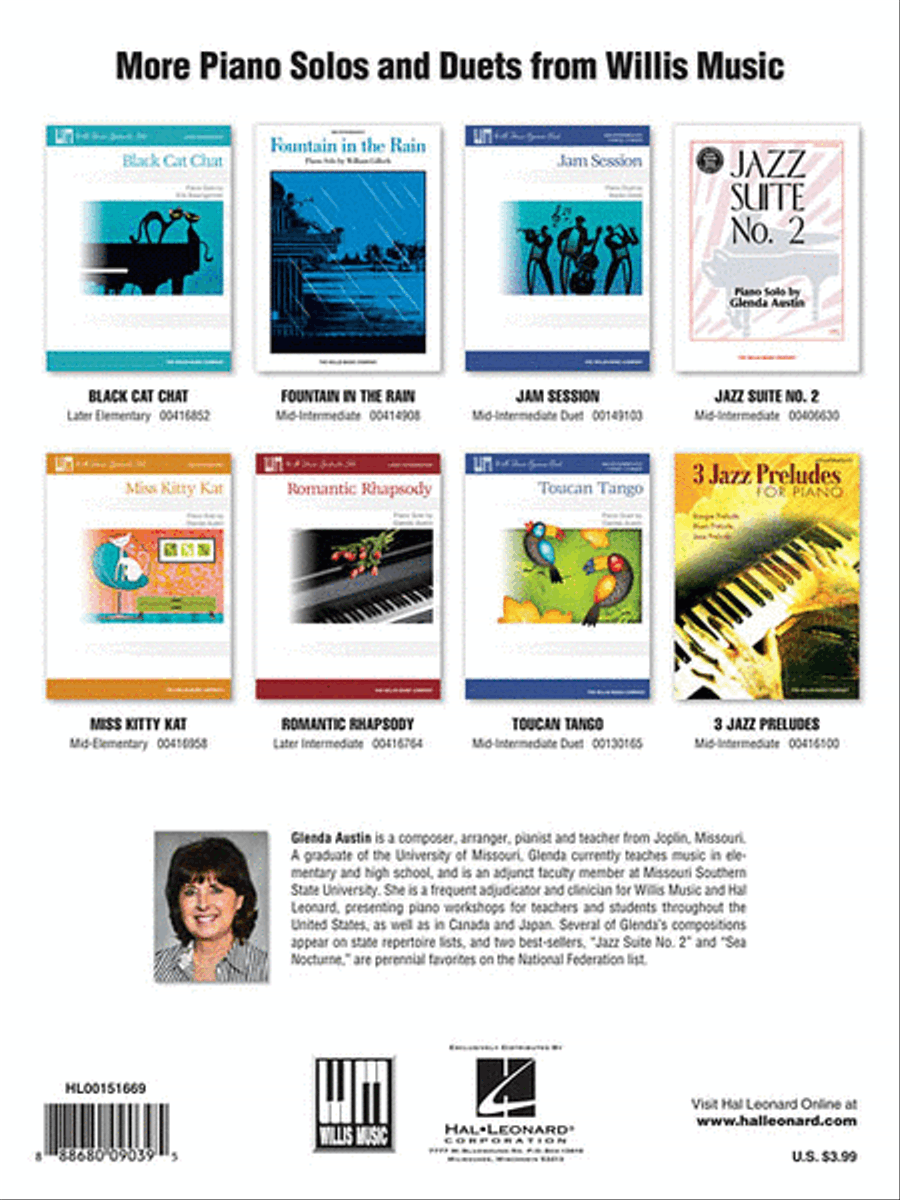 Warm Kitty (Theme and Variations) Piano scores gallery preview page 2