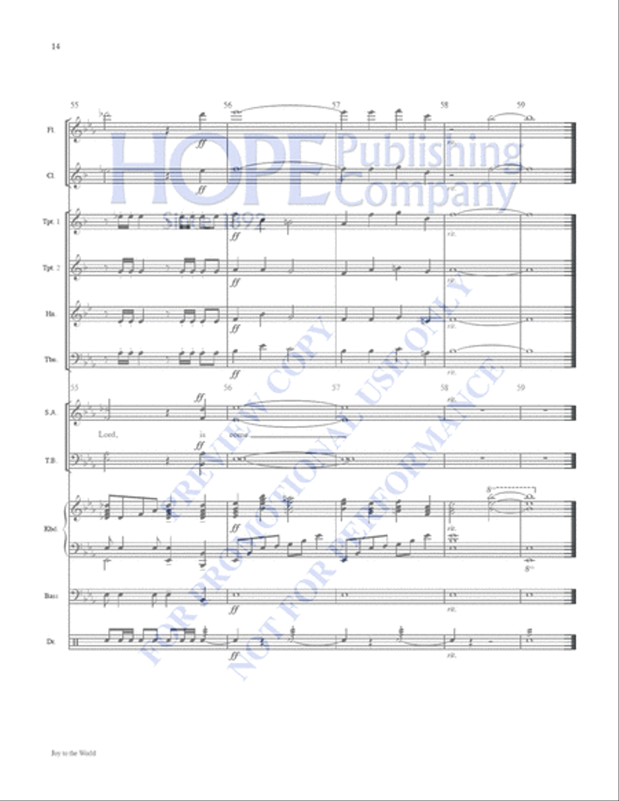 Joy to the World: A Celebration of Carols Clarinet scores gallery preview page 15