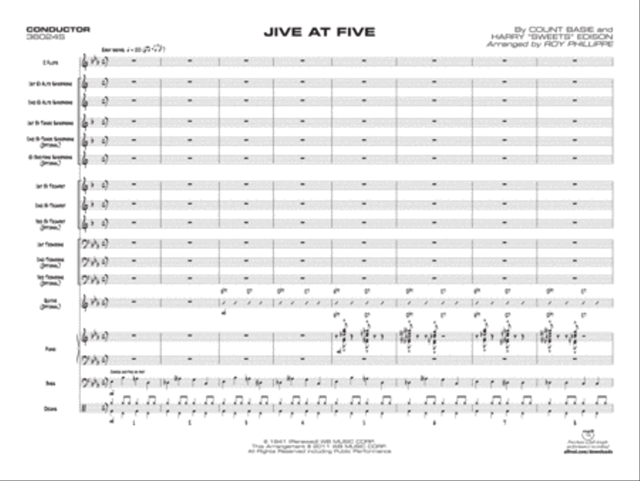 Jive at Five Jazz Ensemble scores gallery preview page 2