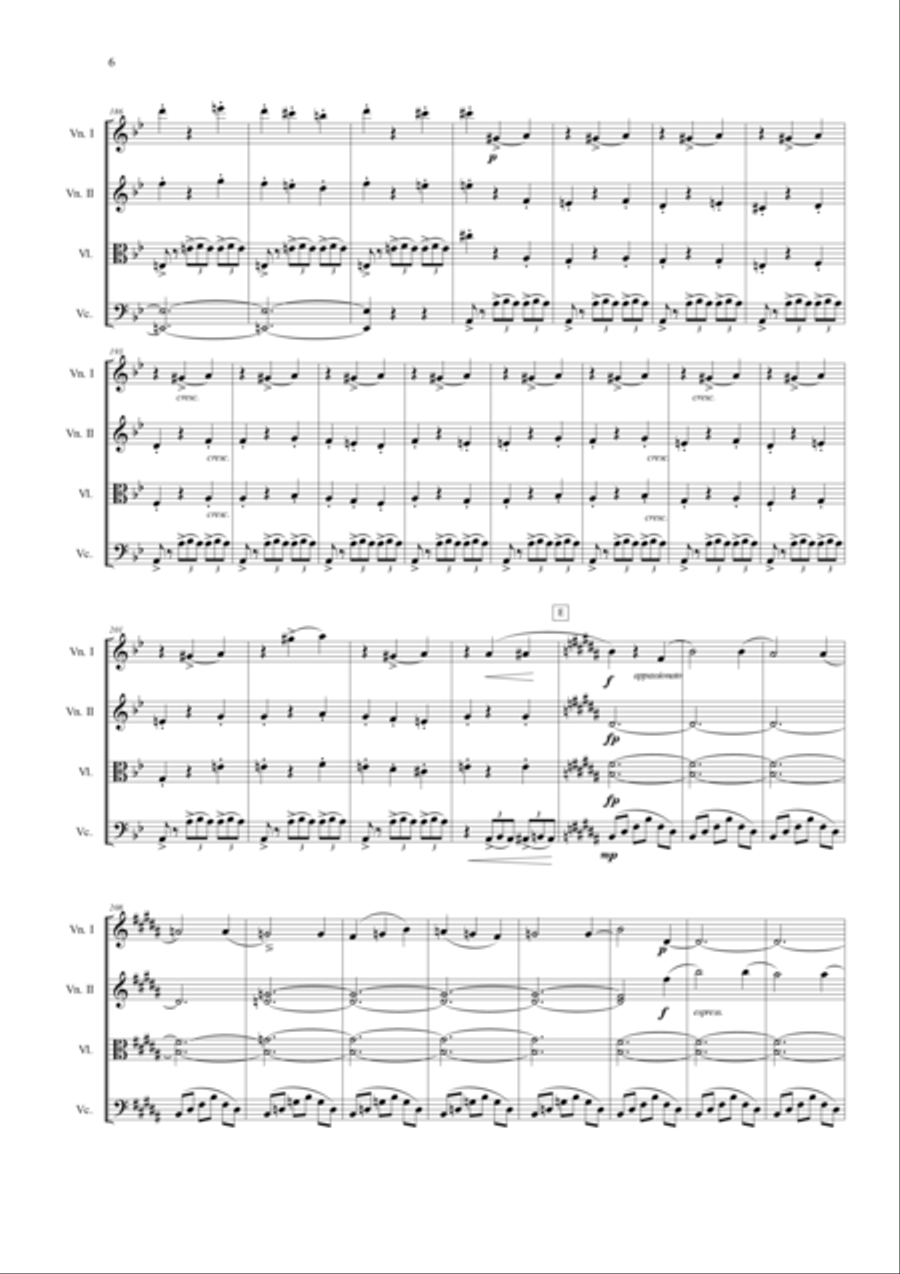 Danse Macabre String Quartet scores gallery preview page 6
