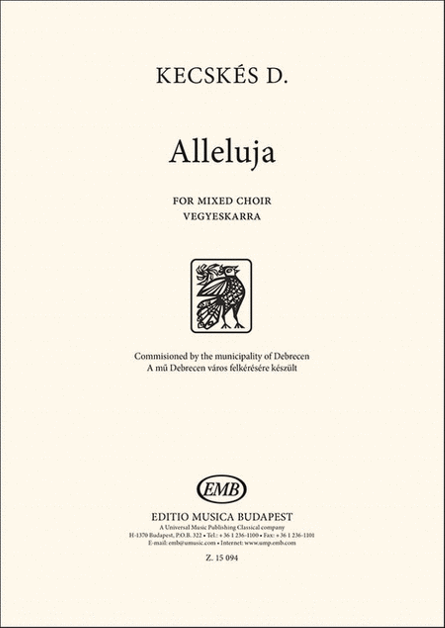 Alleluja Alleluja SSAATTBB scores gallery preview page 1