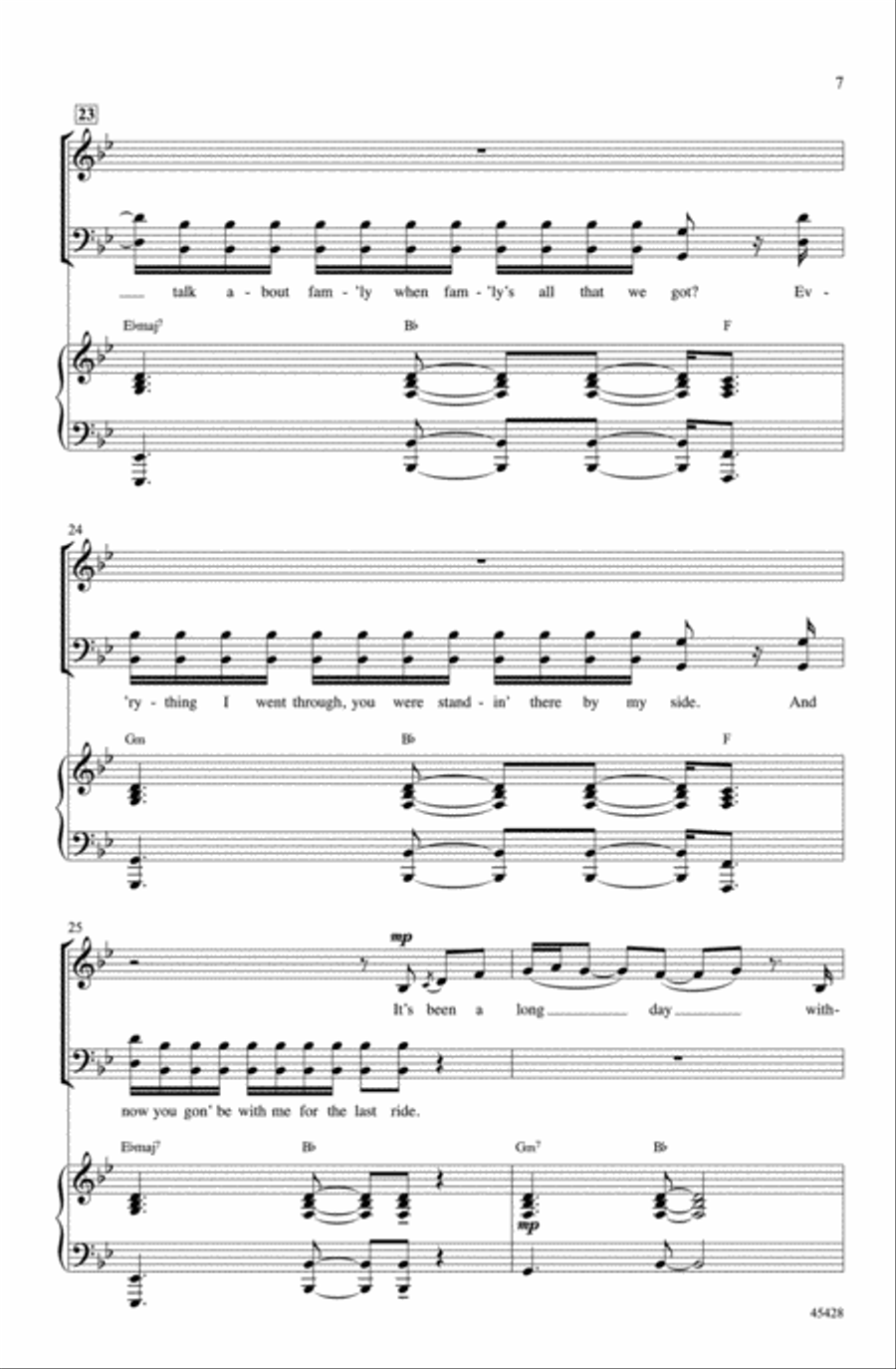 See You Again See You Again Choir scores gallery preview page 6