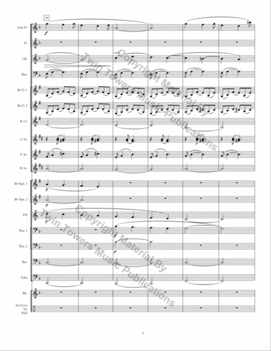 Pastorale Concert Band scores gallery preview page 7