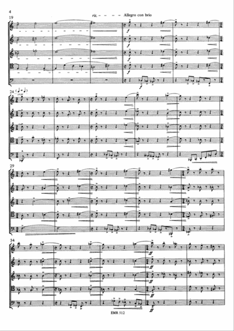 Brass Quintet Brass Quintet scores gallery preview page 5