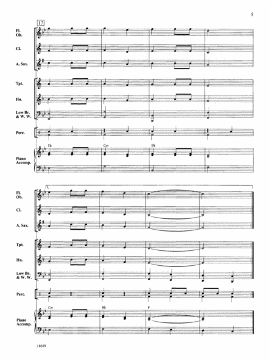 Bell Canyon March: Score Bell Canyon March: Score Concert Band scores gallery preview page 3