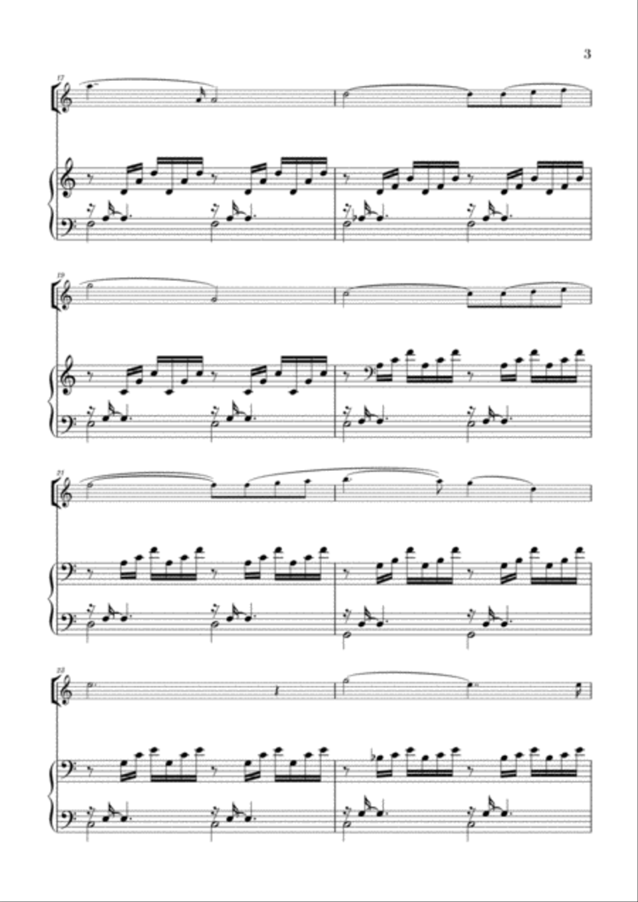 Ave Maria for Flute Ave Maria for Flute Flute Solo scores gallery preview page 3