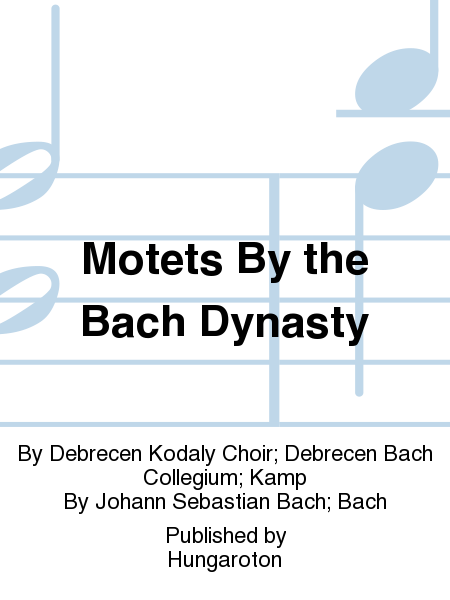 Motets By the Bach Dynasty image number null