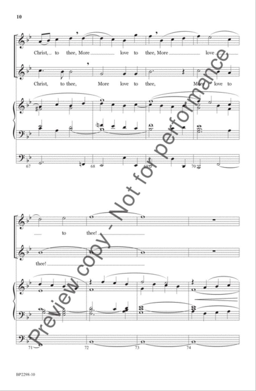 More Love To Thee - Helvey 4-Part scores gallery preview page 11
