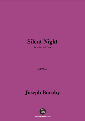Book cover for Barnby-Silent Night,in D Major