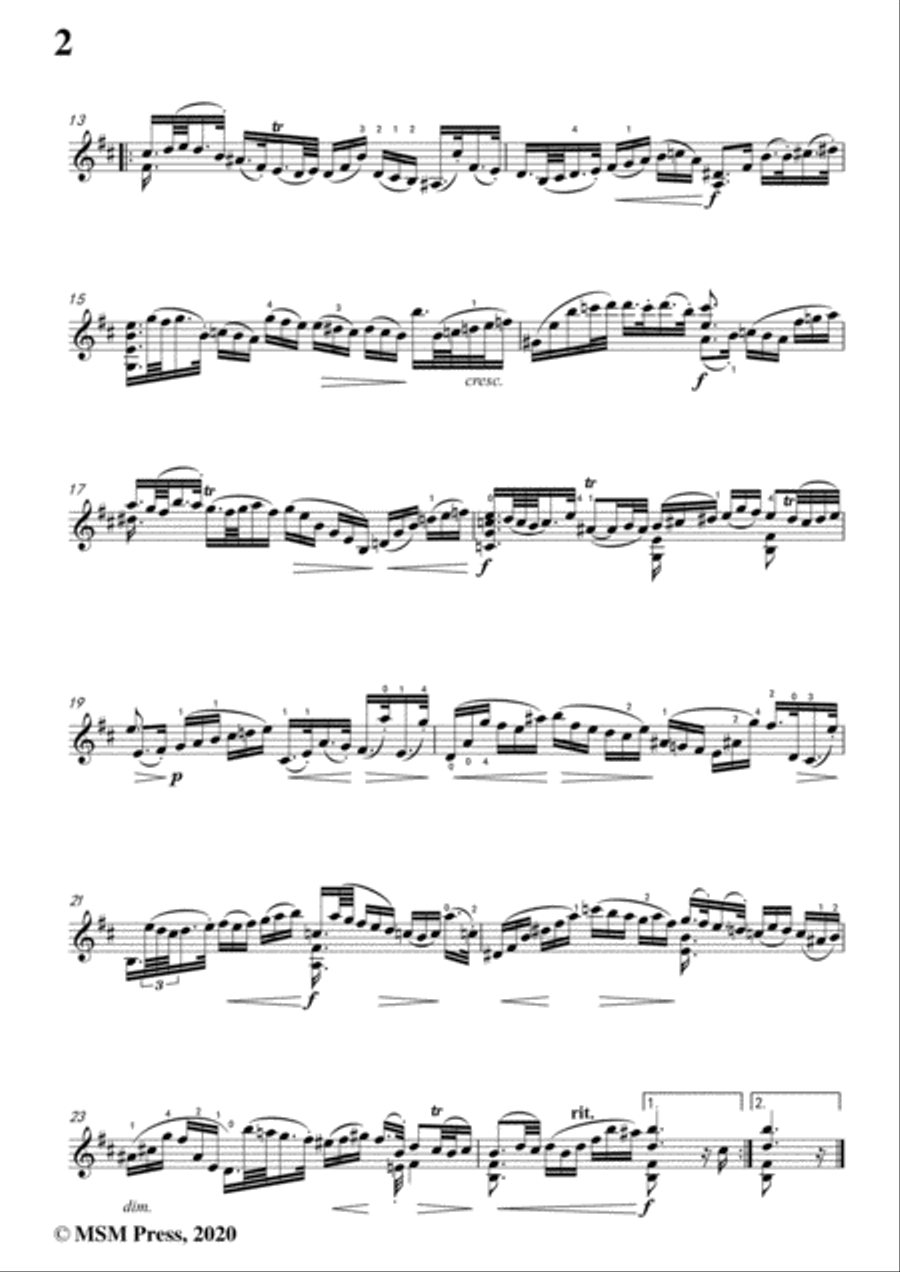 Bach,J.S.-Violin Partita No.1,in b minor,BWV 1002,for Violin image number null