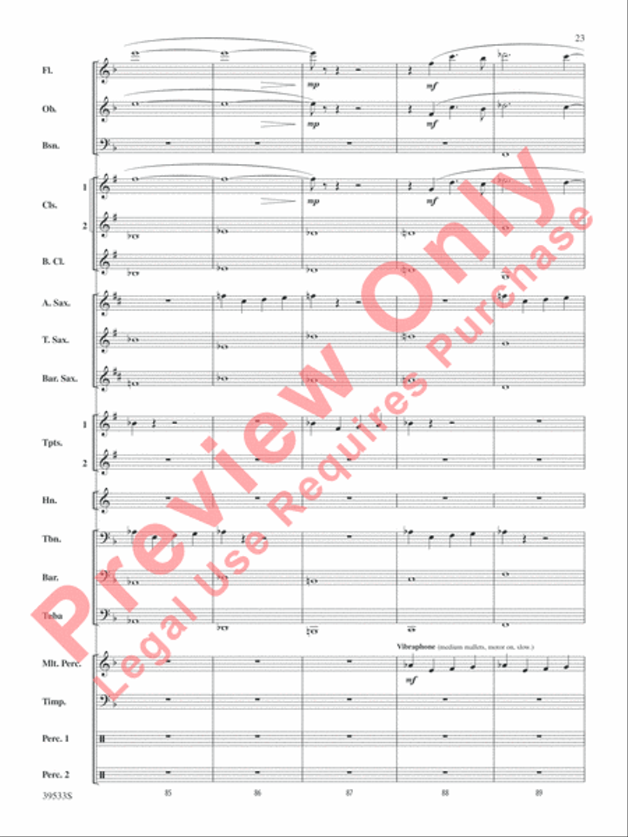Dark Shadows (from the Original Motion Picture Soundtrack) Concert Band scores gallery preview page 24