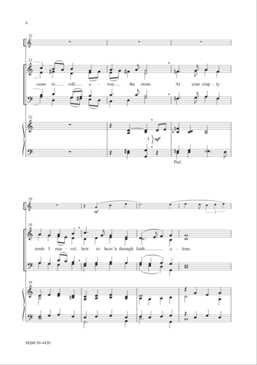 Jesus, Author of Salvation 4-Part scores gallery preview page 6