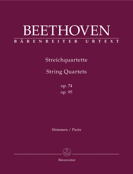 String Quartets   op. 74, op. 95