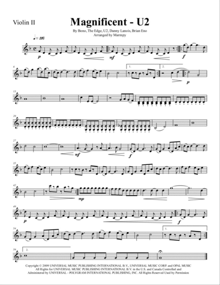 Magnificent Magnificent String Quartet scores gallery preview page 2