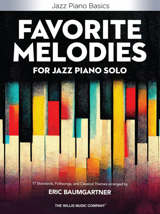 Book cover for Favorite Melodies for Jazz Piano Solo