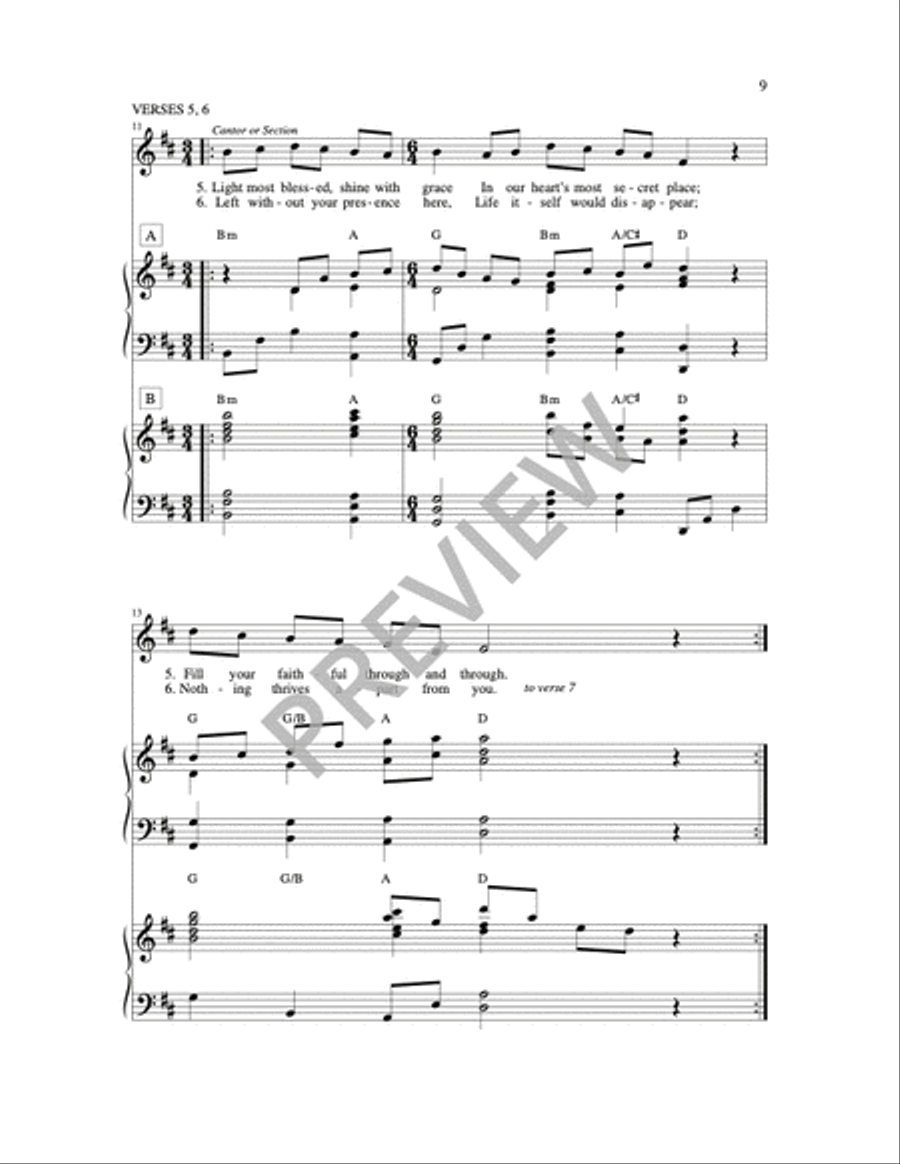 Veni Sancte Spiritus Veni Sancte Spiritus 4-Part scores gallery preview page 9