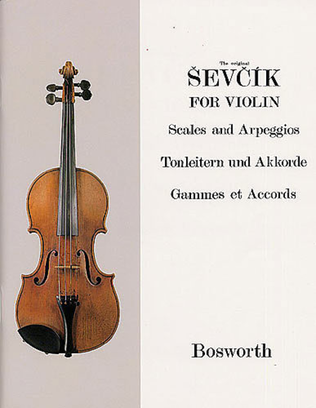 Book cover for Sevcik Violin Studies: Scales and Arpeggios