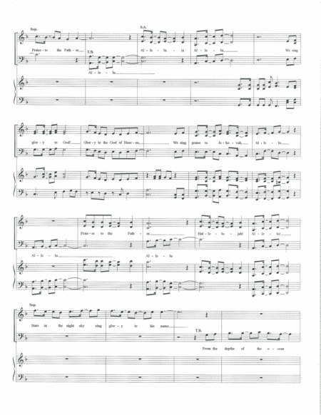 Spirit of Praise - Caribbean Inspired Worship Anthem for SATB and Piano