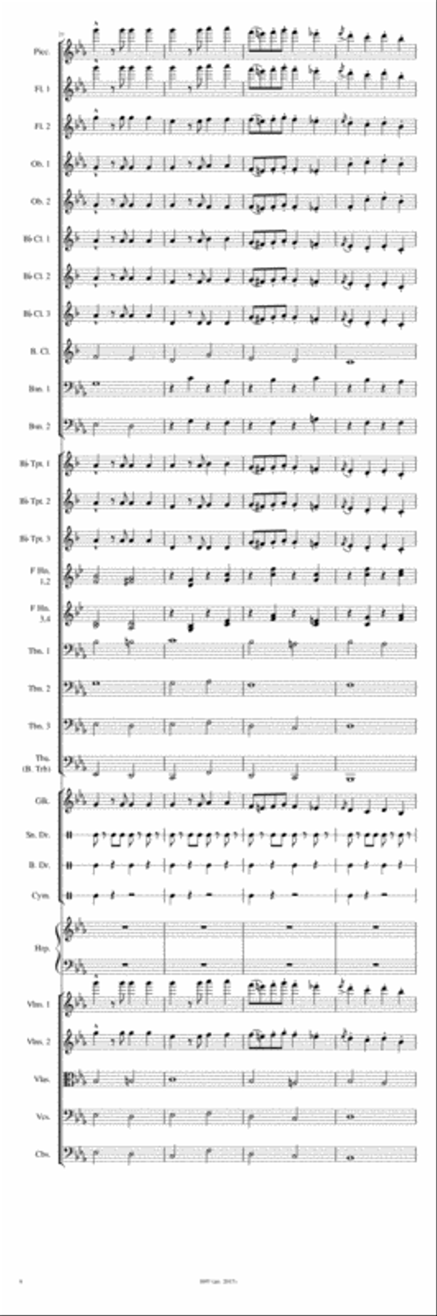 Stars and Stripes Forever Stars and Stripes Forever Full Orchestra scores gallery preview page 6