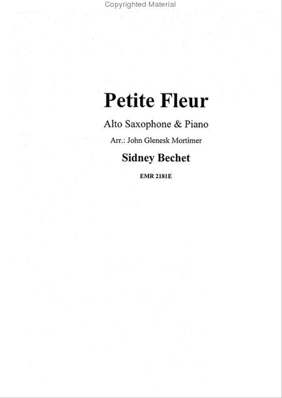 Petite Fleur Alto Saxophone scores gallery preview page 2