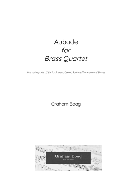 Aubade for Brass Quartet image number null