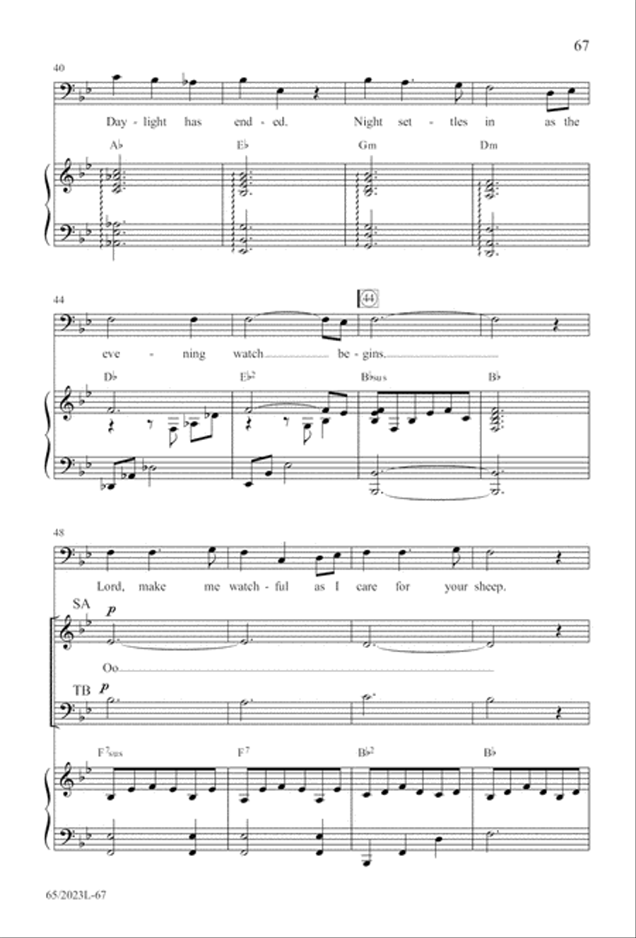 Child of Hope 4-Part scores gallery preview page 68