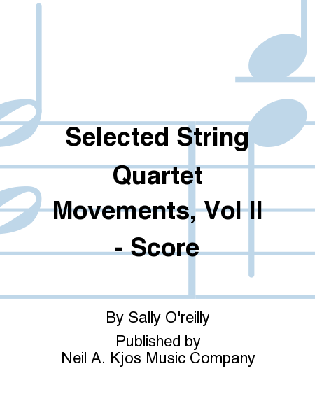 String Quartet Sampler, Vol 2 - Score