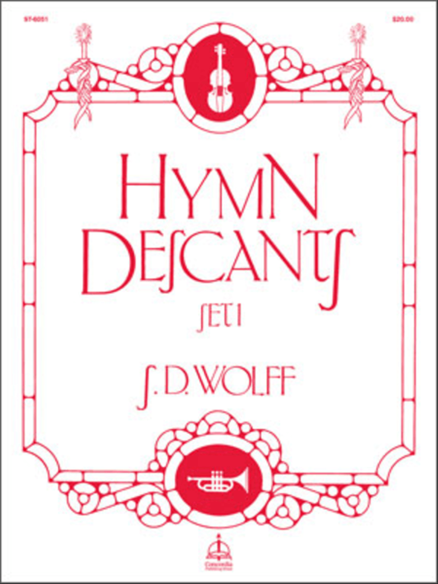 Hymn Descants, Set I (Advent & Christmas) Organ scores gallery preview page 1
